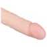 Real Fantasy Lewis - vibrator realist reîncărcabil - 22cm - culoare naturală