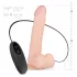 Real Fantasy Lewis - vibrator realist reîncărcabil - 22cm - culoare naturală