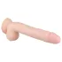 Real Fantasy Elvin - vibrator realist cu acumulator - 28cm - culoare naturală