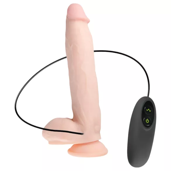 Real Fantasy Dwane - vibrator realist reincarcabil - 31cm - culoare natur