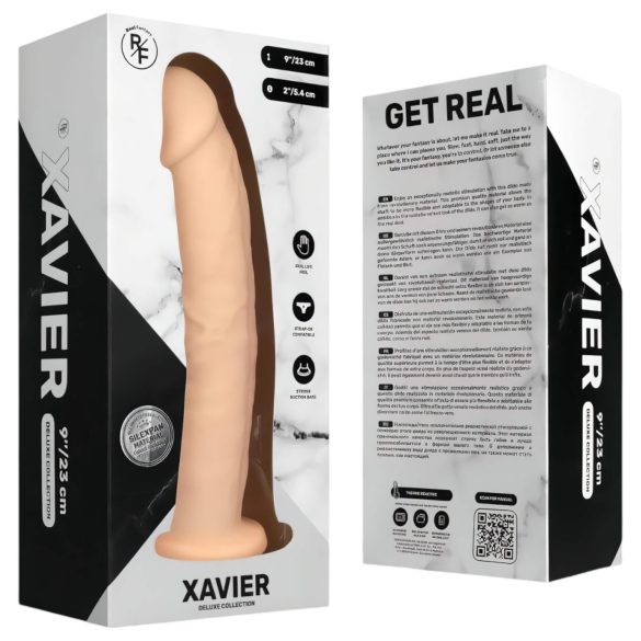 Real Fantasy Xavier - dildo realist - 23cm - culoare naturală