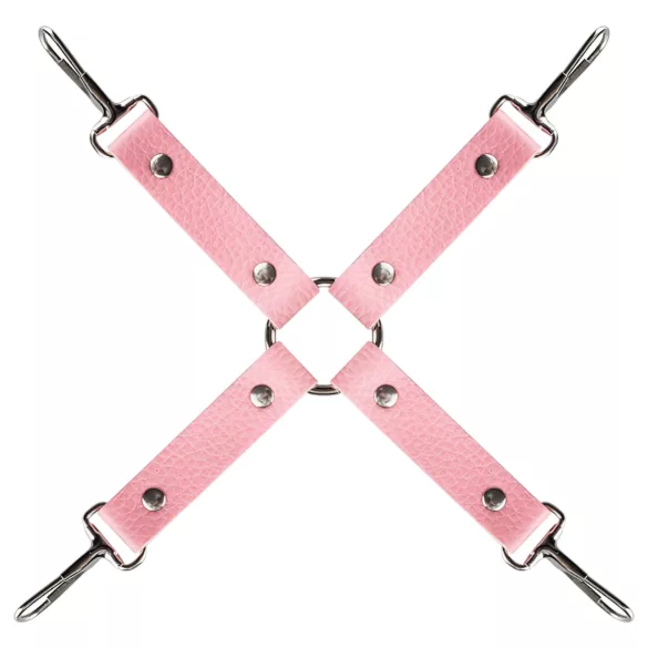 Secret Pleasure Chest - set avansat BDSM - 14 piese (roz)