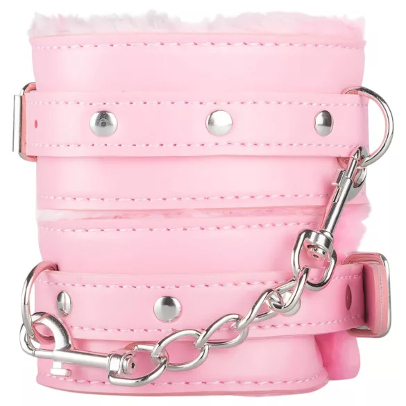 Secret Pleasure Chest - set avansat BDSM - 14 piese (roz)