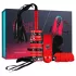 Secret Pleasure Chest - set BDSM avansat - 10 piese (roșu)