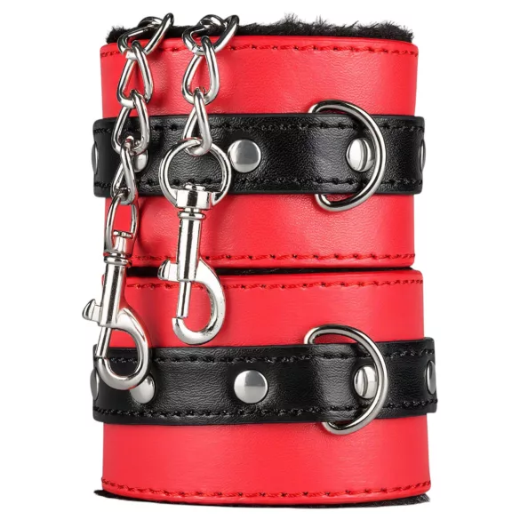 Secret Pleasure Chest - set BDSM avansat - 10 piese (roșu)