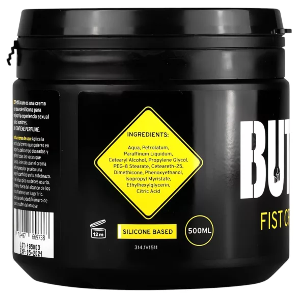 BUTTR - cremă lubrifiantă pentru fisting - 500ml