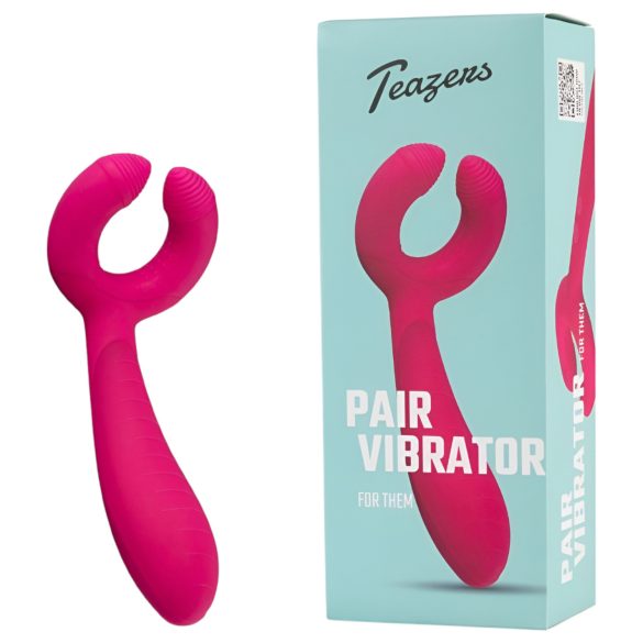 Easytoys Couple - vibrator reîncărcabil și rezistent la apă pentru cupluri (roz)