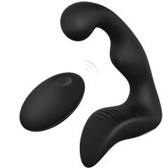   Cheeky Love Booty - vibrator de prostată cu acumulator și control radio (negru)