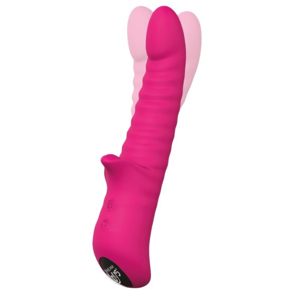 Essentials - vibrator rotativ cu mișcare spirală - roz