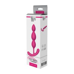 Cheeky Love - dildo anal cu mărgele (roz)