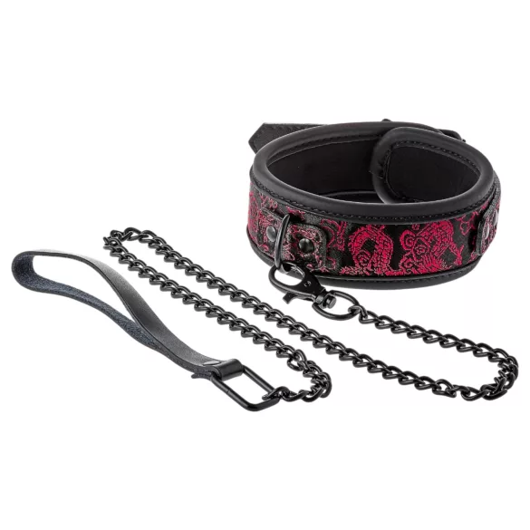 Dreamtoys Blaze - set zgardă și lesă (roșu)