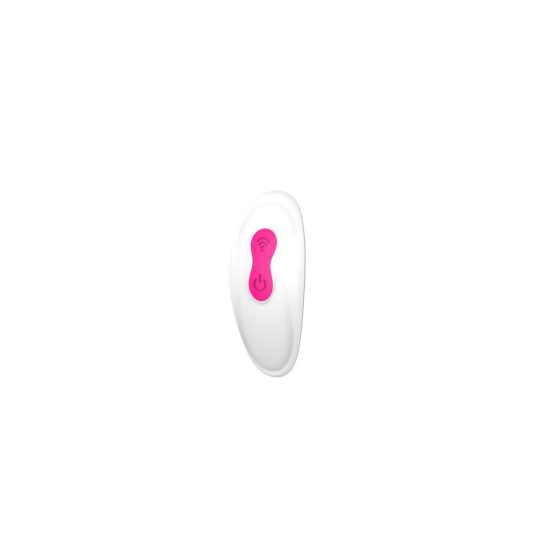 Vibes of Love Dipper - vibrator cu clitoridian cu radio, alimentat cu baterie (roz)
