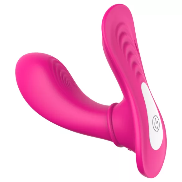 Dreamtoys Essentials - vibrator tip chiloți purtabil cu stimulare punct G (magenta)