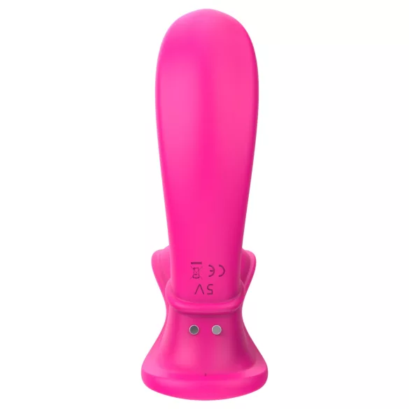 Dreamtoys Essentials - vibrator tip chiloți purtabil cu stimulare punct G (magenta)