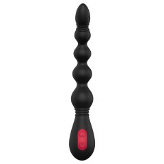   Cheeky Love - Vibrator anal cu baterie și șirag de mărgele (negru)