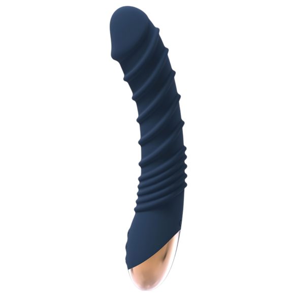 Goddess Aeolus - vibrator pentru punctul G cu încălzire - silicon albastru