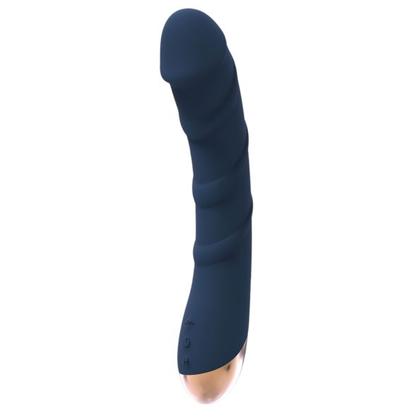 Goddess Atlas - vibrator G-spot impermeabil, cu încălzire, reîncărcabil (albastru)