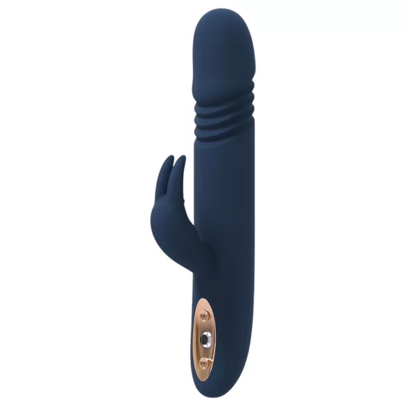 Goddess Zephyros - vibrator rabbit impulsionant, rezistent la apă - albastru