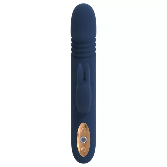 Goddess Zephyros - vibrator rabbit impulsionant, rezistent la apă - albastru