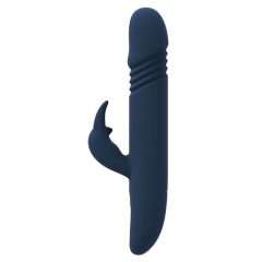   Goddess Zephyros - vibrator cu impulsuri, rezistent la apă, cu braț stimulator de clitoris (albastru)