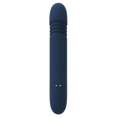   Goddess Zephyros - vibrator cu impulsuri, rezistent la apă, cu braț stimulator de clitoris (albastru)