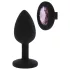 All time Favorites - dop anal cu cristal mov - silicon - negru