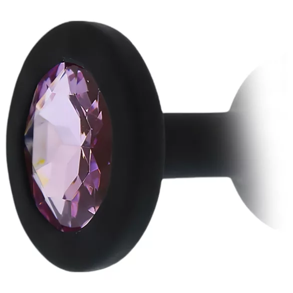All time Favorites - dop anal cu cristal mov - silicon - negru
