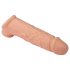 Extender RealStuff 6,5 - învelitoare pentru penis - natural (17cm)