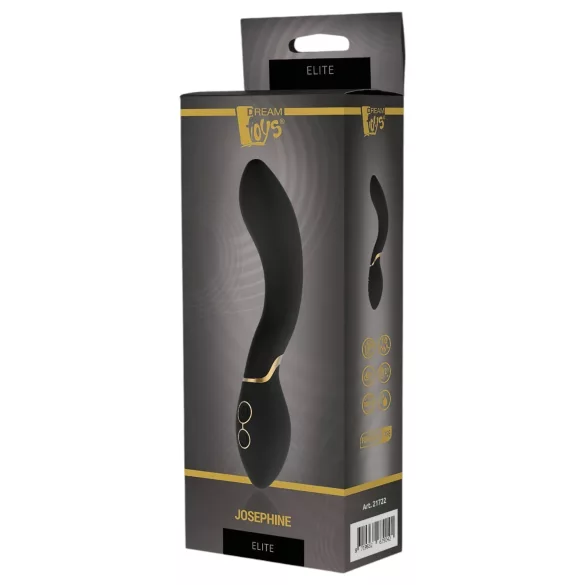 Elite Josephine - vibrator pentru punctul G, reîncărcabil - negru