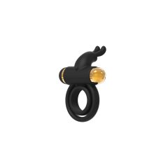   Elite Joel - inel vibrator pentru testicule și penis cu baterie (negru)