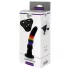 Colorful Love - dildo cu ham - colorat - silicon