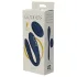 Goddess Ares - vibrator pentru cuplu flexibil - albastru
