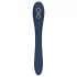 Goddess Ares - vibrator pentru cuplu flexibil - albastru