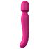 Bagheta Dragostei - vibrator roz încălzit, reîncărcabil, masaj senzual