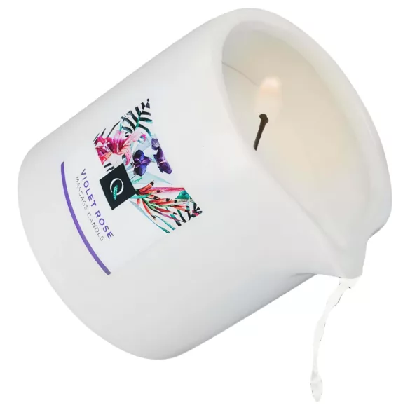 Exotiq - lumânare de masaj parfumată - trandafir - 200g