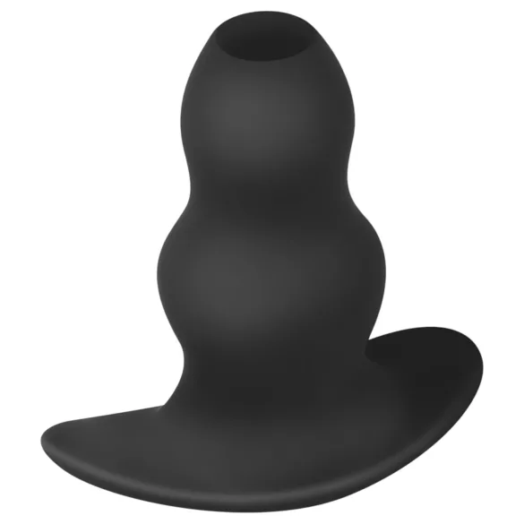 BUTTR - Dildo anal cu tunel gol - negru