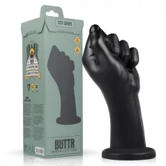 BUTTR - dildo fisting - formă fist - silicon negru