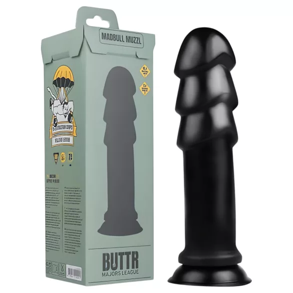 BUTTR - dildo cu ventuză - negru