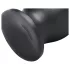 BUTTR Yellow Dog - dildo cu ventuză - silicon negru