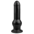 BUTTR - dildo cu ventuză - design tactic - silicon negru