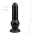 BUTTR - dildo cu ventuză - design tactic - silicon negru