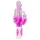 Easytoys Raving Rabbit - vibrator cu 3 brațe (roz)