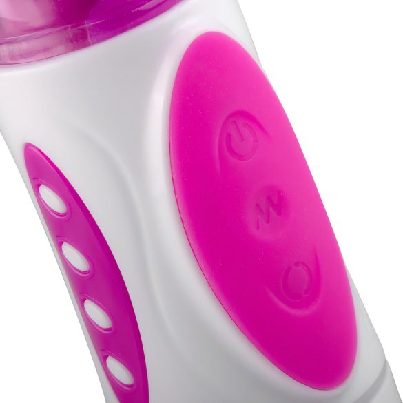 Easytoys Raving Rabbit - vibrator cu 3 brațe (roz)