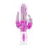 Easytoys Raving Rabbit - vibrator cu 3 brațe (roz)