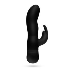   Easytoys Mad Rabbit - vibrator pentru punctul G cu stimulator pentru clitoris (negru)
