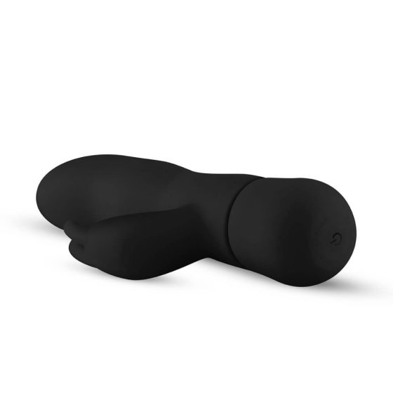 Easytoys Mad Rabbit - vibrator pentru punctul G cu stimulator pentru clitoris (negru)