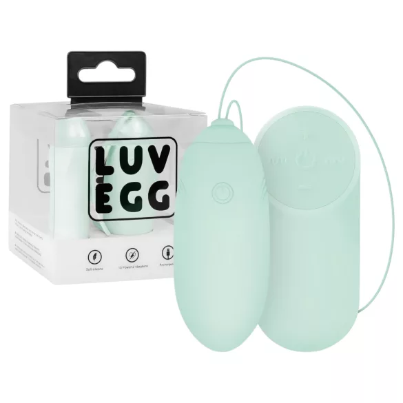 LUV EGG - ou vibrator cu acumulator, wireless, purtabil (verde)