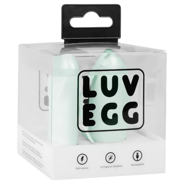 LUV EGG - ou vibrator cu acumulator, wireless, purtabil (verde)