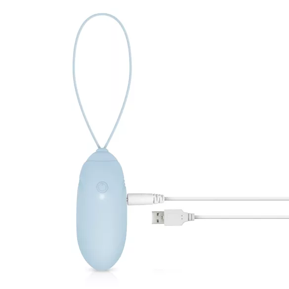 LUV EGG - ou vibrator cu acumulator, radio, purtabil (albastru)