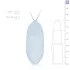 LUV EGG - ou vibrator cu acumulator, radio, purtabil (albastru)